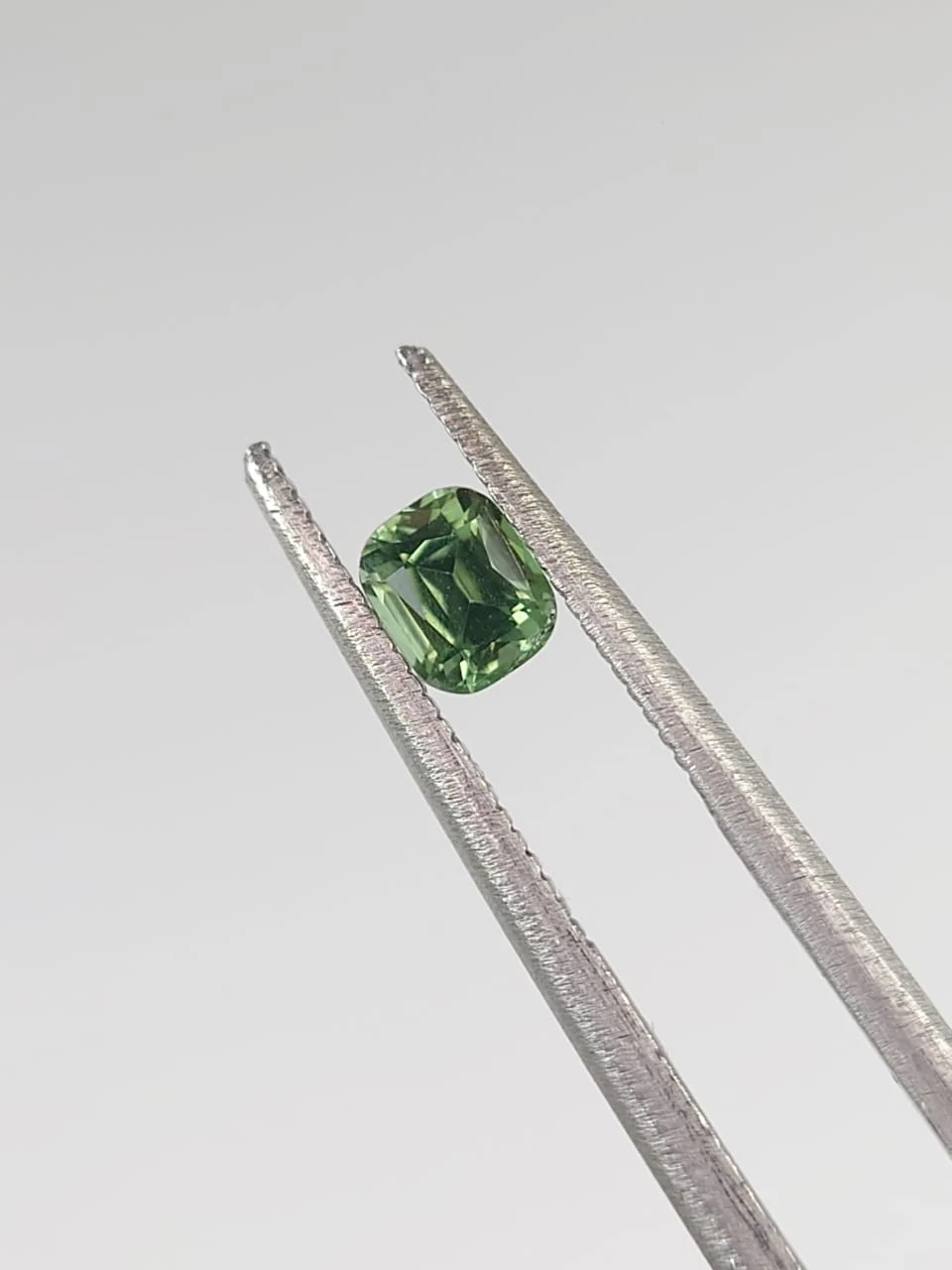 0.33ct Natural Green Tourmaline Cushion Cut Loose Gemstone from Afghanistan — view 4